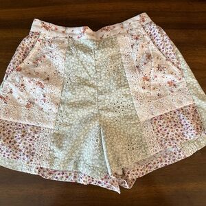 American Eagle Outfitters Floral High Waist Shorts